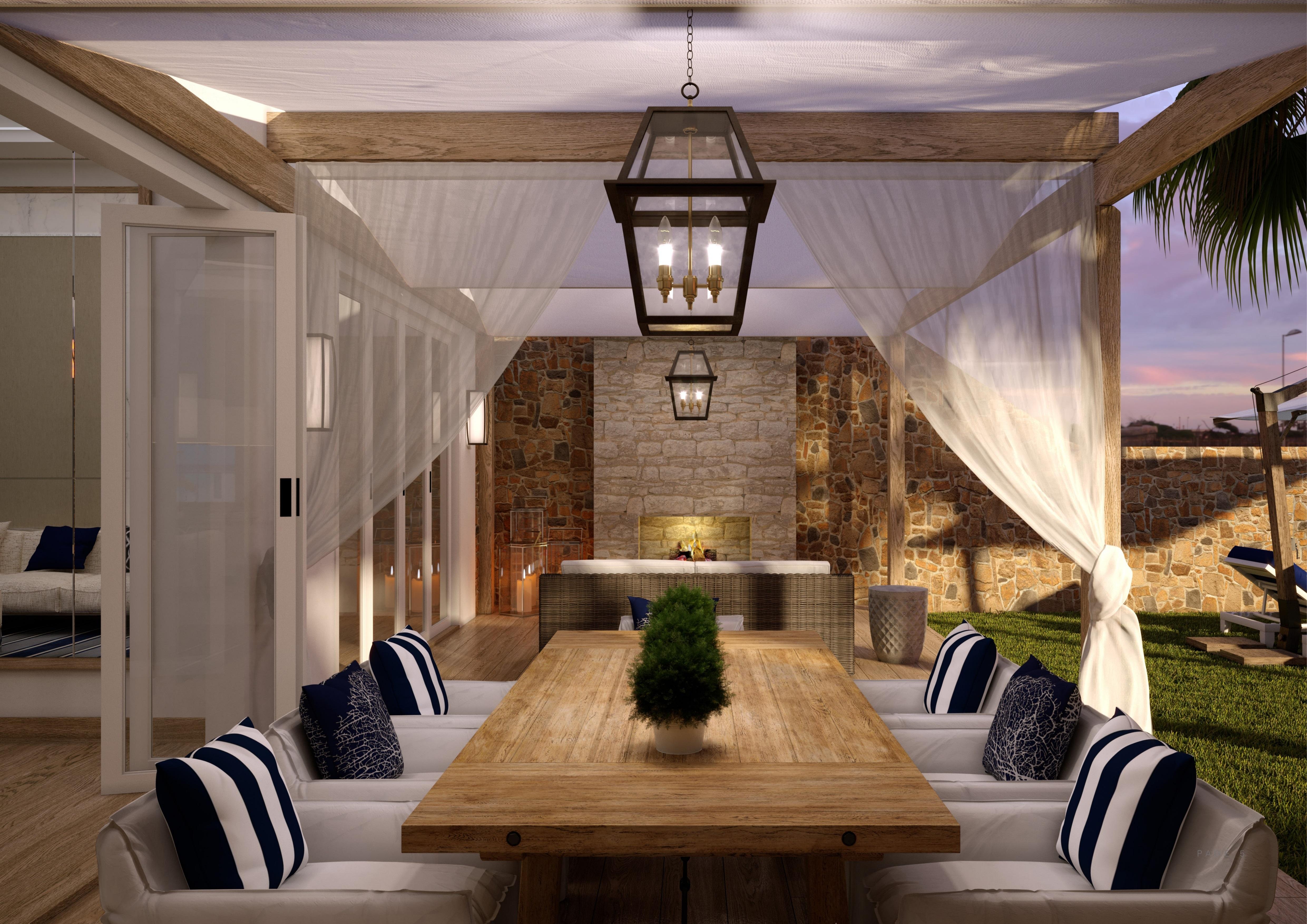Minos Imperial Luxury Beach Resort & Spa Milatos Extérieur photo 3D rendering of a pergola