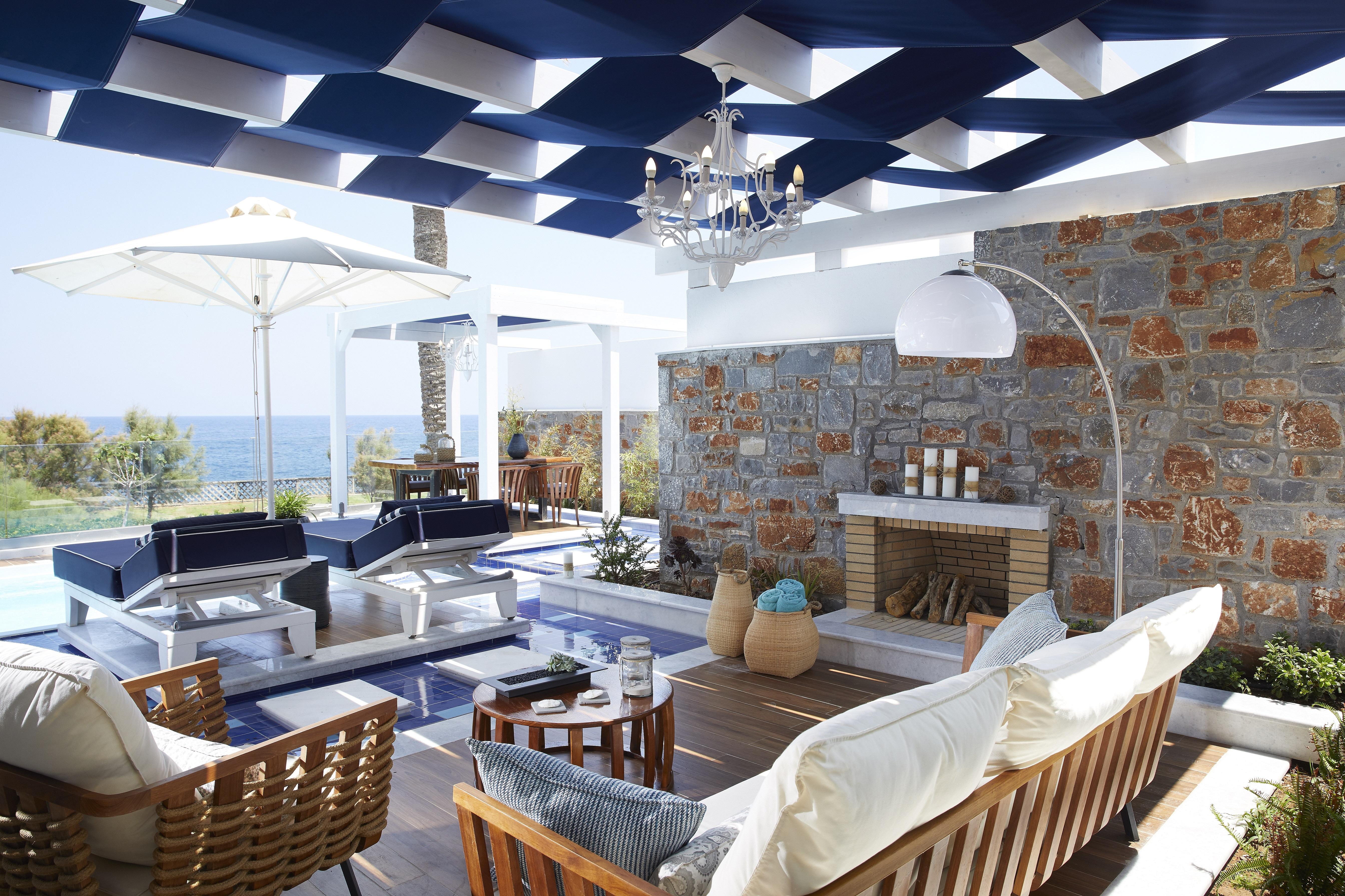 Minos Imperial Luxury Beach Resort & Spa Milatos Extérieur photo Interior of a villa