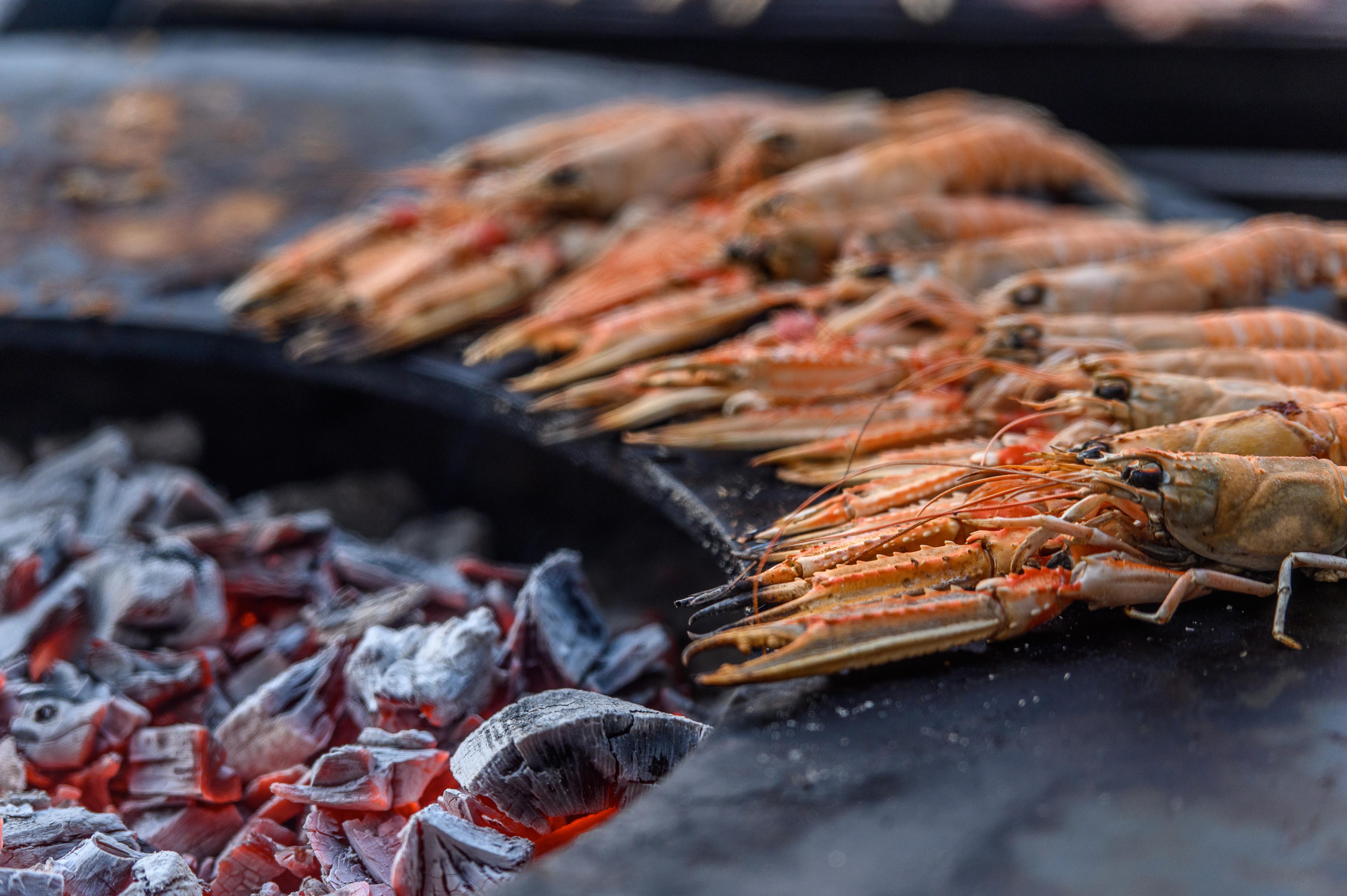 Minos Imperial Luxury Beach Resort & Spa Milatos Extérieur photo Grilled prawns