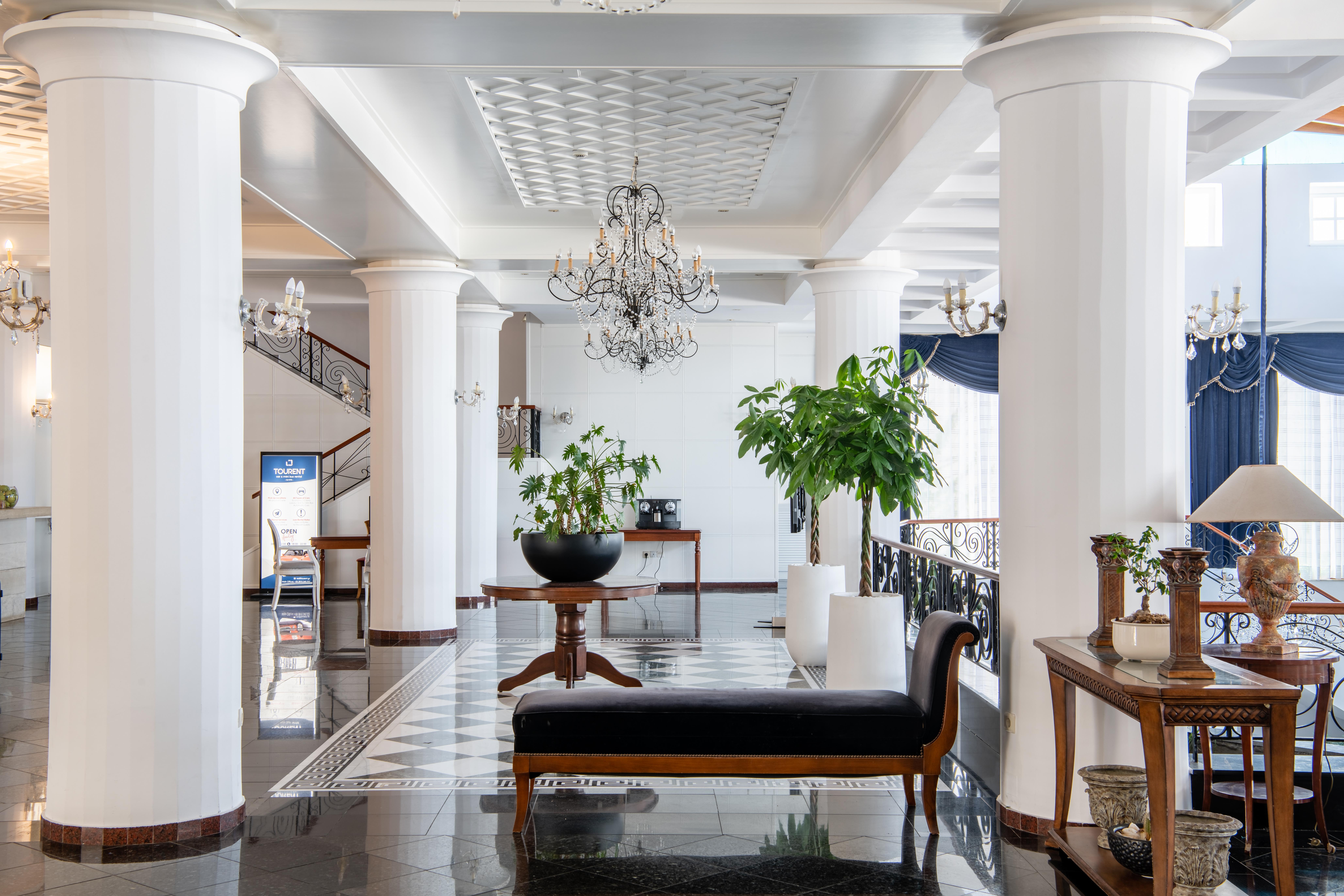 Minos Imperial Luxury Beach Resort & Spa Milatos Extérieur photo The lobby of the hotel