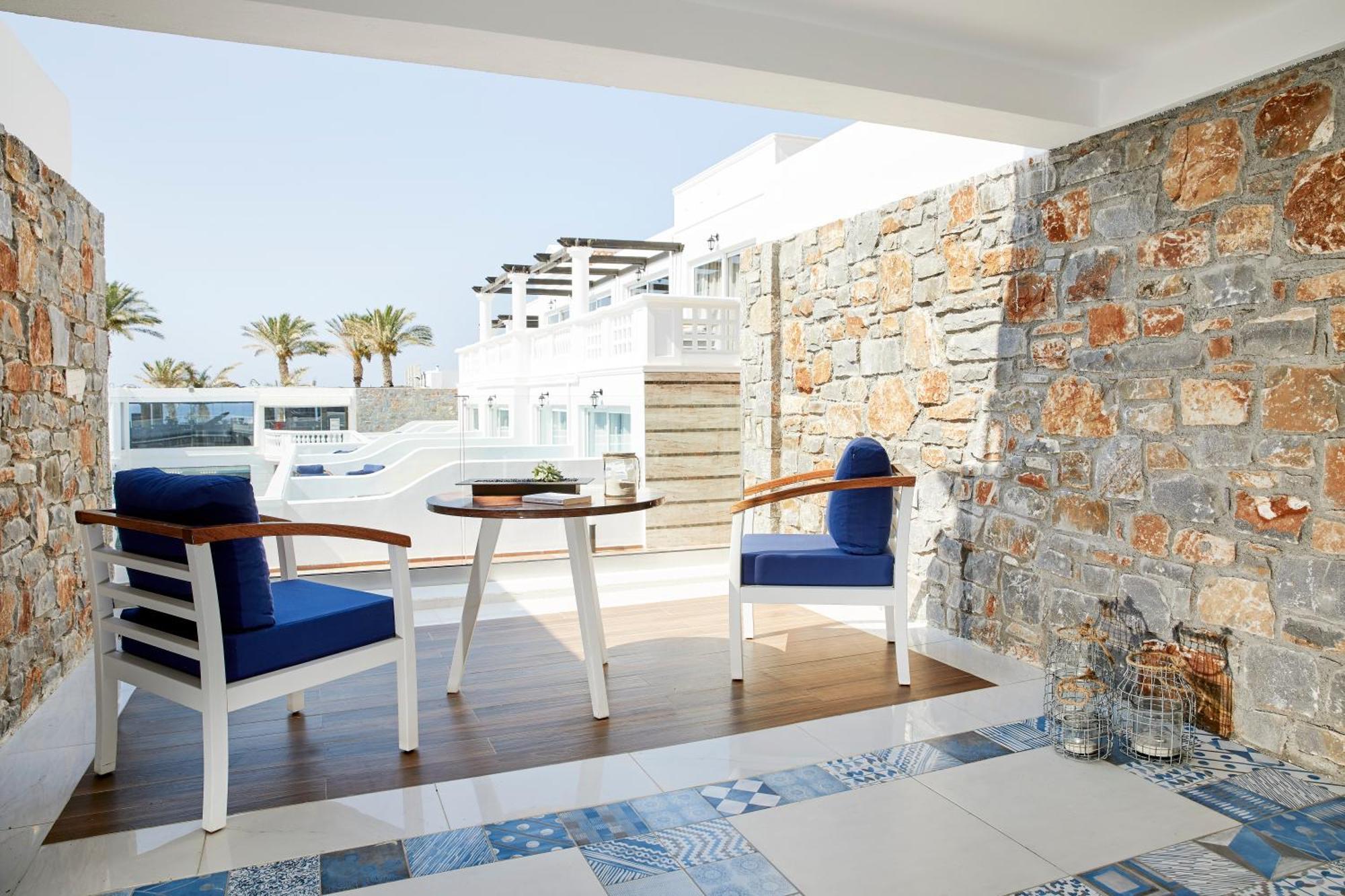 Minos Imperial Luxury Beach Resort & Spa Milatos Extérieur photo The hotel's interior